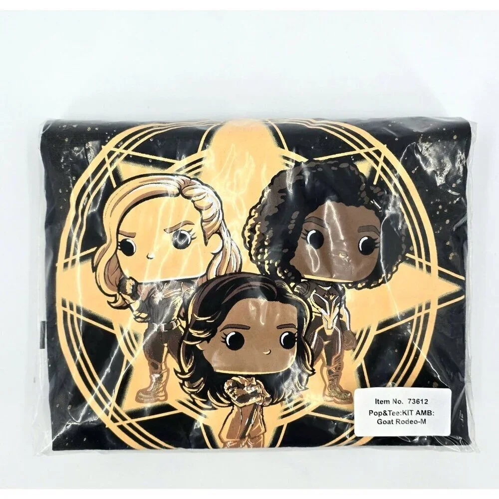 Funko Pop! Captain Marvel 1265 Marvel Collector Corps Exclusive Shirt & Sticker